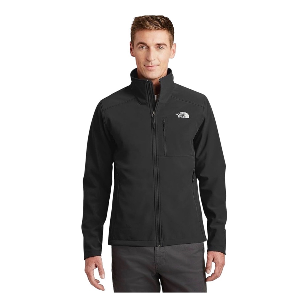 The North Face Apex Bionic Softshell Jacket Black Mens XL Full Zip Fleece Lined